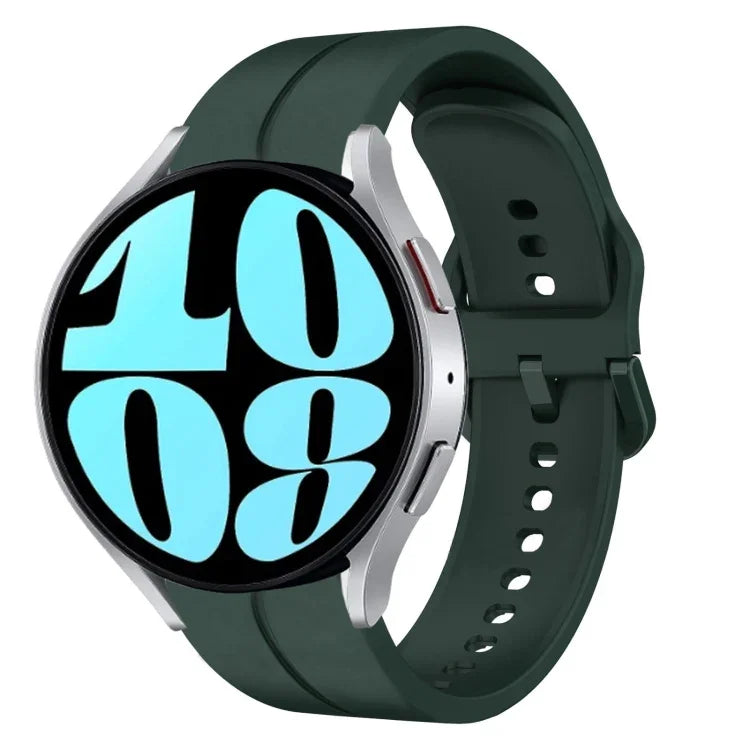 20-mm-Silikonarmband mit Schlaufenform, passend für Samsung Galaxy Watch 6 (40 mm) und Samsung Galaxy Watch 6 Classic (43 mm).