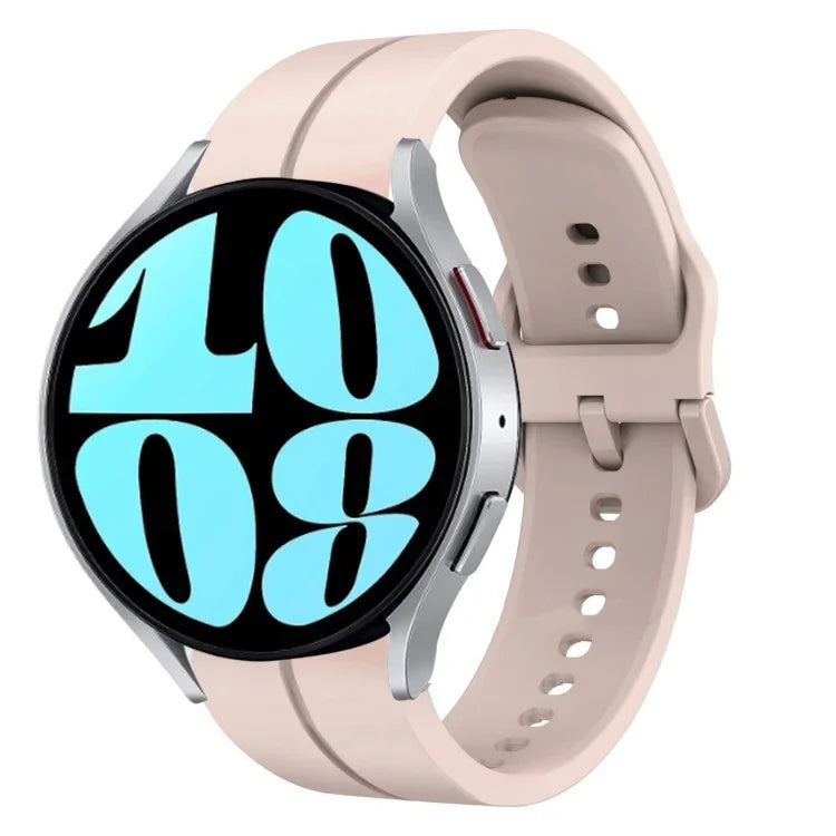 20-mm-Silikonarmband mit Schlaufenform, passend für Samsung Galaxy Watch 6 (40 mm) und Samsung Galaxy Watch 6 Classic (43 mm).