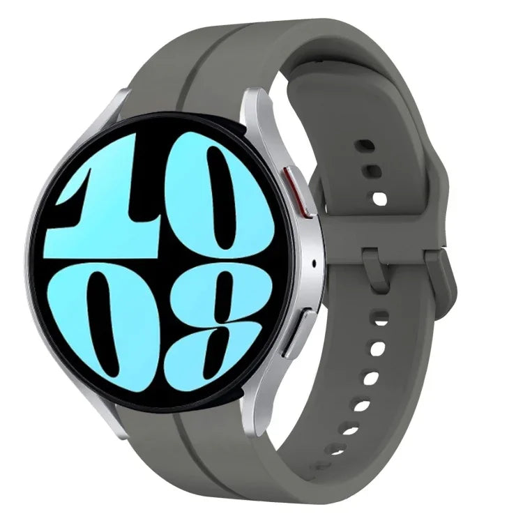 20-mm-Silikonarmband mit Schlaufenform, passend für Samsung Galaxy Watch 6 (40 mm) und Samsung Galaxy Watch 6 Classic (43 mm).