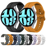 20-mm-Silikonarmband mit Schlaufenform, passend für Samsung Galaxy Watch 6 (40 mm) und Samsung Galaxy Watch 6 Classic (43 mm).