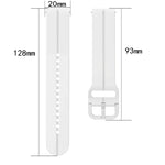 20-mm-Silikonarmband mit Schlaufenform, passend für Samsung Galaxy Watch 6 (40 mm) und Samsung Galaxy Watch 6 Classic (43 mm).