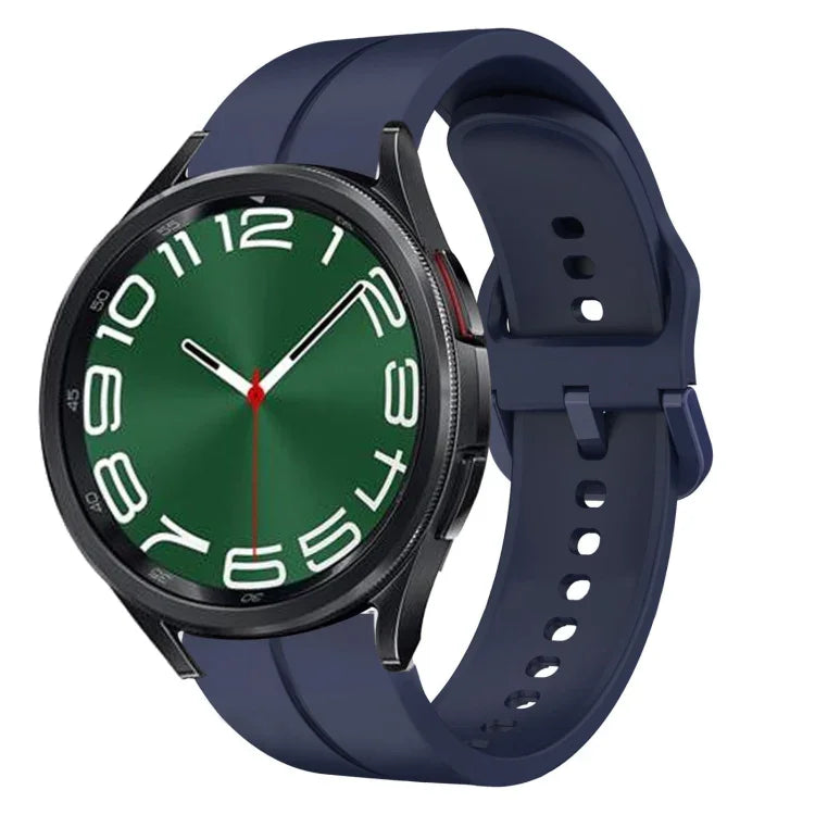 20-mm-Silikonarmband mit Schlaufenform, passend für Samsung Galaxy Watch 6 (40 mm) und Samsung Galaxy Watch 6 Classic (43 mm).