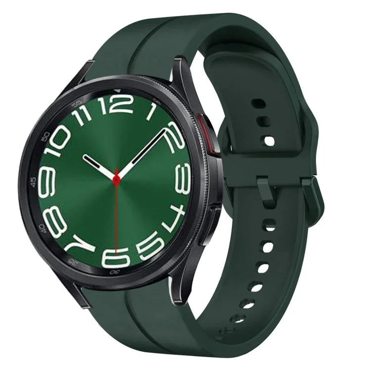 20-mm-Silikonarmband mit Schlaufenform, passend für Samsung Galaxy Watch 6 (40 mm) und Samsung Galaxy Watch 6 Classic (43 mm).