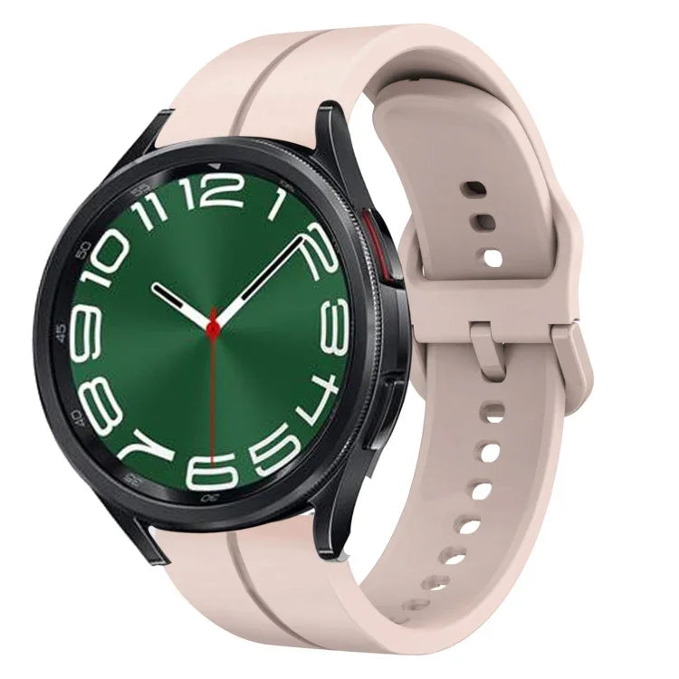 20-mm-Silikonarmband mit Schlaufenform, passend für Samsung Galaxy Watch 6 (40 mm) und Samsung Galaxy Watch 6 Classic (43 mm).