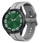 20-mm-Silikonarmband mit Schlaufenform, passend für Samsung Galaxy Watch 6 (40 mm) und Samsung Galaxy Watch 6 Classic (43 mm).