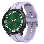 20-mm-Silikonarmband mit Schlaufenform, passend für Samsung Galaxy Watch 6 (40 mm) und Samsung Galaxy Watch 6 Classic (43 mm).