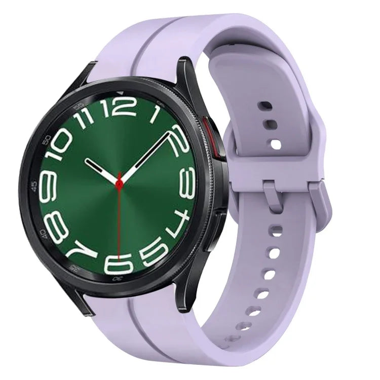 20-mm-Silikonarmband mit Schlaufenform, passend für Samsung Galaxy Watch 6 (40 mm) und Samsung Galaxy Watch 6 Classic (43 mm).