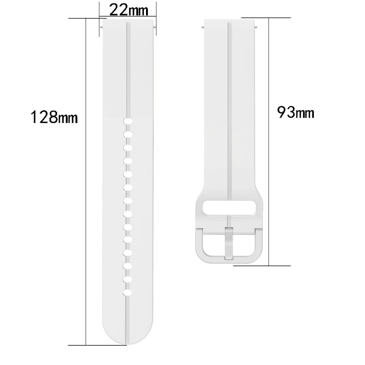 22mm Loop Silicone Watch Band, For Huawei Watch Buds, For Huawei Watch GT 3 SE, For Huawei Watch GT3 Pro 46mm, For Huawei Watch GT3 46mm