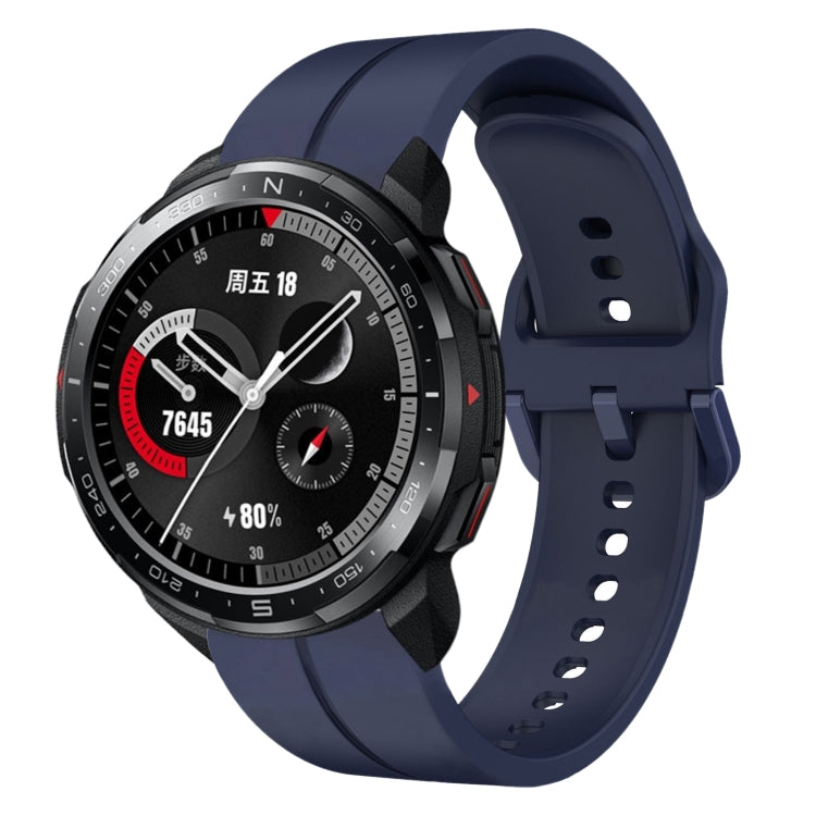 22mm Loop Silicone Watch Band, For Honor Watch GS Pro, For Honor Magic Watch 2 46mm, For Honor Watch Dream