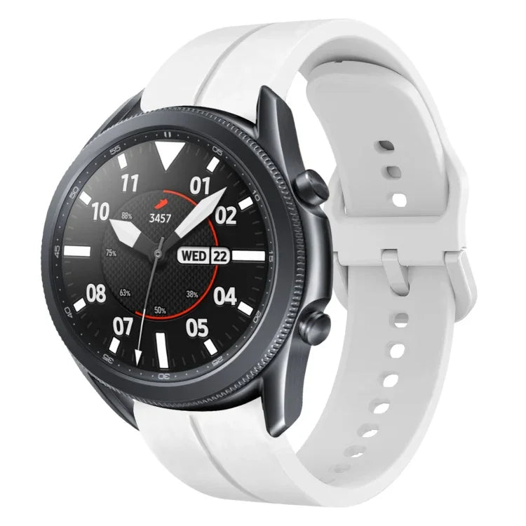 22-mm-Silikonarmband mit Schlaufenverschluss, passend für Samsung Galaxy Watch3 (45 mm), Samsung Galaxy Watch (46 mm), Samsung Gear S3 Classic und Samsung Gear S3 Frontier.
