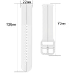 22mm Loop Silicone Watch Band, For Samsung Galaxy Watch3 45mm, For Samsung Galaxy Watch 46mm, For Samsung Gear S3 Classic, For Samsung Gear S3 Frontier