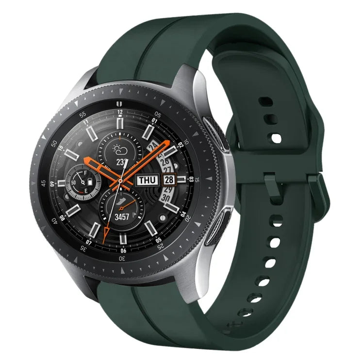 22mm Loop Silicone Watch Band, For Samsung Galaxy Watch3 45mm, For Samsung Galaxy Watch 46mm, For Samsung Gear S3 Classic, For Samsung Gear S3 Frontier