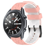 22 mm breites Silikonarmband mit Fußballmuster in zwei Farben, passend für Samsung Galaxy Watch3 (45 mm), Samsung Galaxy Watch (46 mm), Samsung Gear S3 Classic und Samsung Gear S3 Frontier.