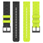 22 mm breites Silikonarmband mit Fußballmuster in zwei Farben, passend für Samsung Galaxy Watch3 (45 mm), Samsung Galaxy Watch (46 mm), Samsung Gear S3 Classic und Samsung Gear S3 Frontier.