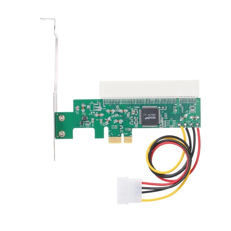 PCI-E zu PCI Adapterkarte Konverter mit 4-Pin Stromversorgung, PCI-E zu PCI