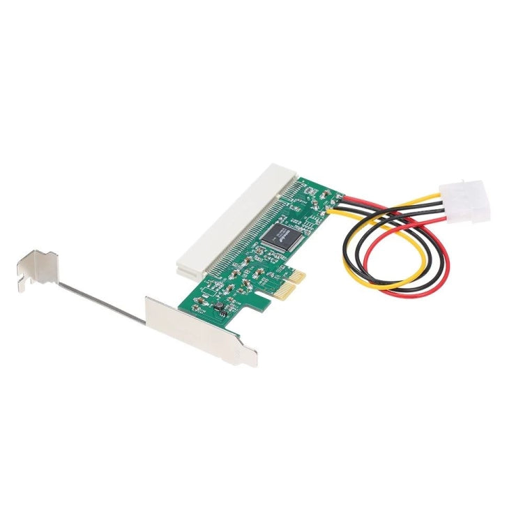 PCI-E zu PCI Adapterkarte Konverter mit 4-Pin Stromversorgung, PCI-E zu PCI