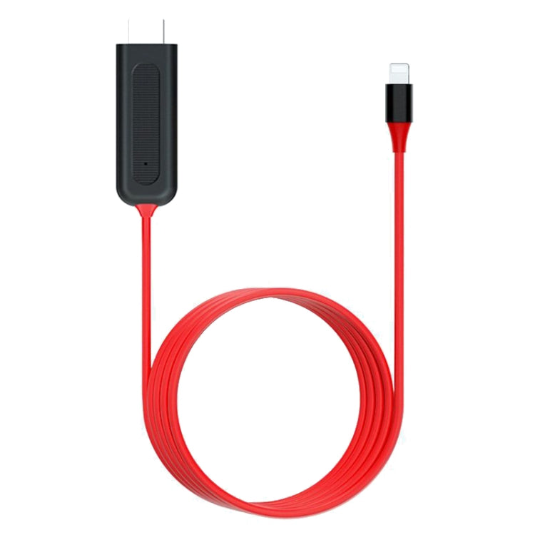 2m 8-Pin-zu-HDMI-Adapterkabel Video-Sync-Bildschirmkonverter für iPad iPhone, 8-Pin-zu-HDMI