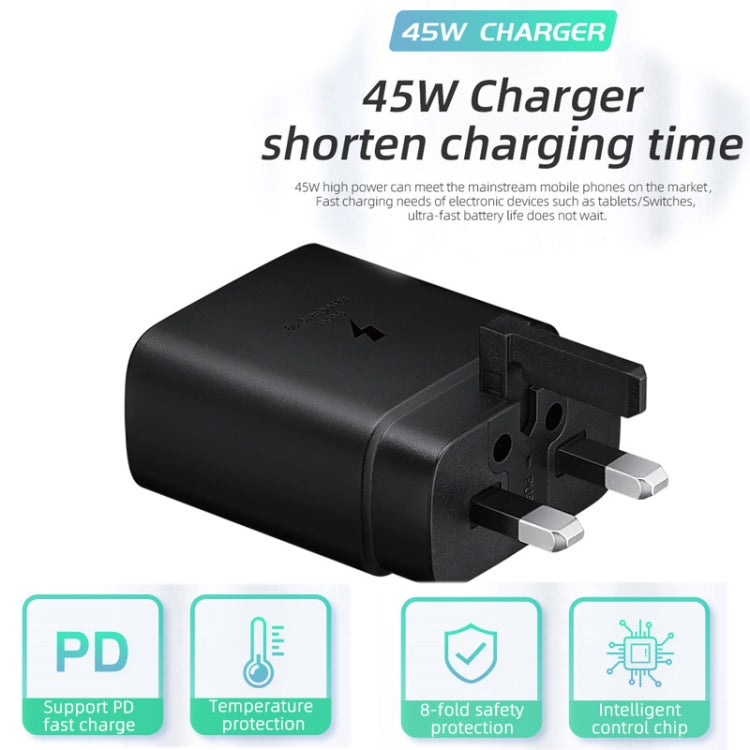 M135 45W USB-C / Type-C Port Fast Charger, UK Plug, UK Plug