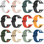 Zweifarbiges Silikon-Uhrenarmband mit Schlaufenverschluss, für Apple Watch Ultra 49 mm, Apple Watch Series 8 &amp; 7 45 mm und Apple Watch Series 8 &amp; 7 41 mm