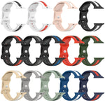 Zweifarbiges Silikonarmband mit Schmetterlingsverschluss, passend für Apple Watch Ultra (49 mm), Apple Watch Series 8 &amp; 7 (45 mm) und Apple Watch Series 8 &amp; 7 (41 mm).