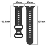 Zweifarbiges Silikonarmband mit Schmetterlingsverschluss, passend für Apple Watch Ultra (49 mm), Apple Watch Series 8 &amp; 7 (45 mm) und Apple Watch Series 8 &amp; 7 (41 mm).