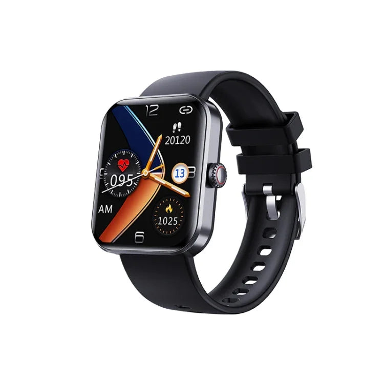 F57L Smartwatch mit 1,91-Zoll-Farbbildschirm, unterstützt Herzfrequenz- und Blutdruckmessung