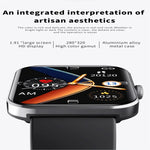 F57L Smartwatch mit 1,91-Zoll-Farbbildschirm, unterstützt Herzfrequenz- und Blutdruckmessung