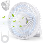 Multifunktionaler LED Wiederaufladbarer Outdoor Tragbarer Zelt Camping Ventilator, Schwarz, Weiß