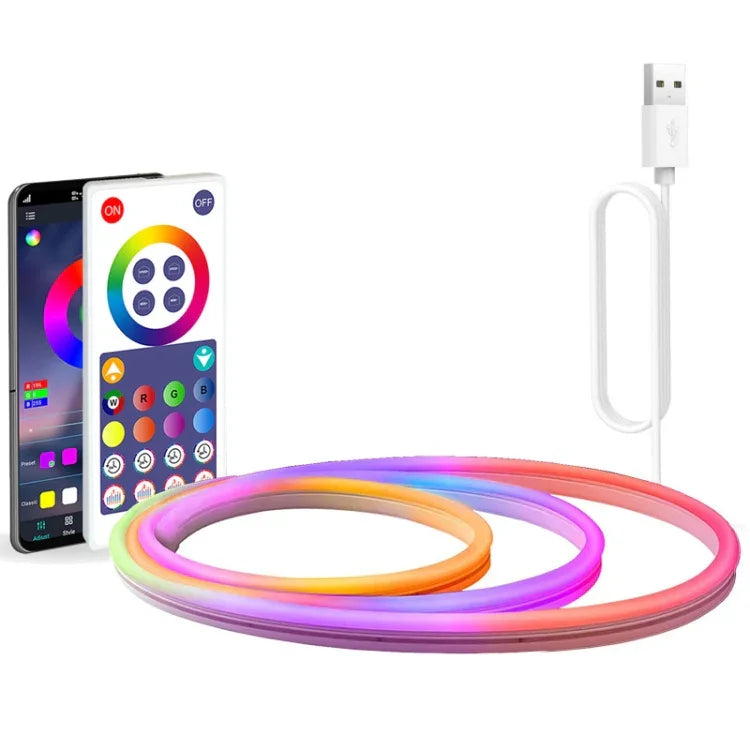NH021 Wasserdichte 3m TUYA WIFI Musiksynchronisation RGB Neon Seilbeleuchtung, NH021
