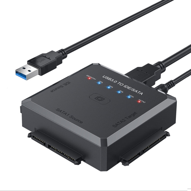 USB3.0 zu SATA oder IDE Festplatten Adapter Konverter mit Klonfunktion
