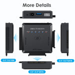 USB3.0 zu SATA oder IDE Festplatten Adapter Konverter mit Klonfunktion