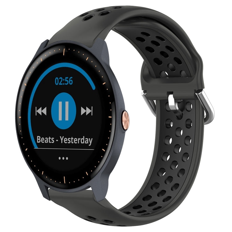 20mm Perforated Breathable Sports Silicone Watch Band, For Garmin Vivoactive3 Music, For Garmin Venu 2 Plus, For Garmin Approach S40
