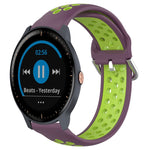 20mm Perforated Breathable Sports Silicone Watch Band, For Garmin Vivoactive3 Music, For Garmin Venu 2 Plus, For Garmin Approach S40