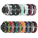 20mm Perforated Breathable Sports Silicone Watch Band, For Garmin Vivoactive3 Music, For Garmin Venu 2 Plus, For Garmin Approach S40