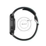 20mm Perforated Breathable Sports Silicone Watch Band, For Garmin Vivoactive3 Music, For Garmin Venu 2 Plus, For Garmin Approach S40