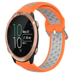 20mm Perforated Breathable Sports Silicone Watch Band, For Garmin Forerunner 245, For Garmin Forerunner 245 Music, For Garmin Forerunner 645
