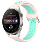 22mm Perforated Breathable Sports Silicone Watch Band, For Huawei Watch 3 Pro, For Huawei GT2 Pro, For Honor Watch GS 3