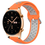 22mm Perforated Breathable Sports Silicone Watch Band, For Huawei Watch 3 Pro, For Huawei GT2 Pro, For Honor Watch GS 3