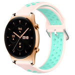 22mm Perforated Breathable Sports Silicone Watch Band, For Huawei Watch 3 Pro, For Huawei GT2 Pro, For Honor Watch GS 3