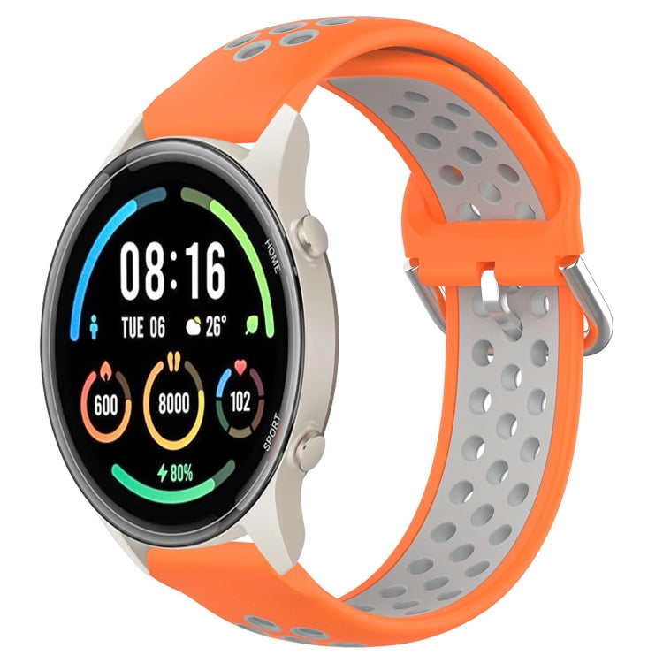 22mm Perforated Breathable Sports Silicone Watch Band, For Xiaomi MI Watch Sport, For Xiaomi Haylou RT2 LS10, For  Xiaomi Haylou RS4 LS12