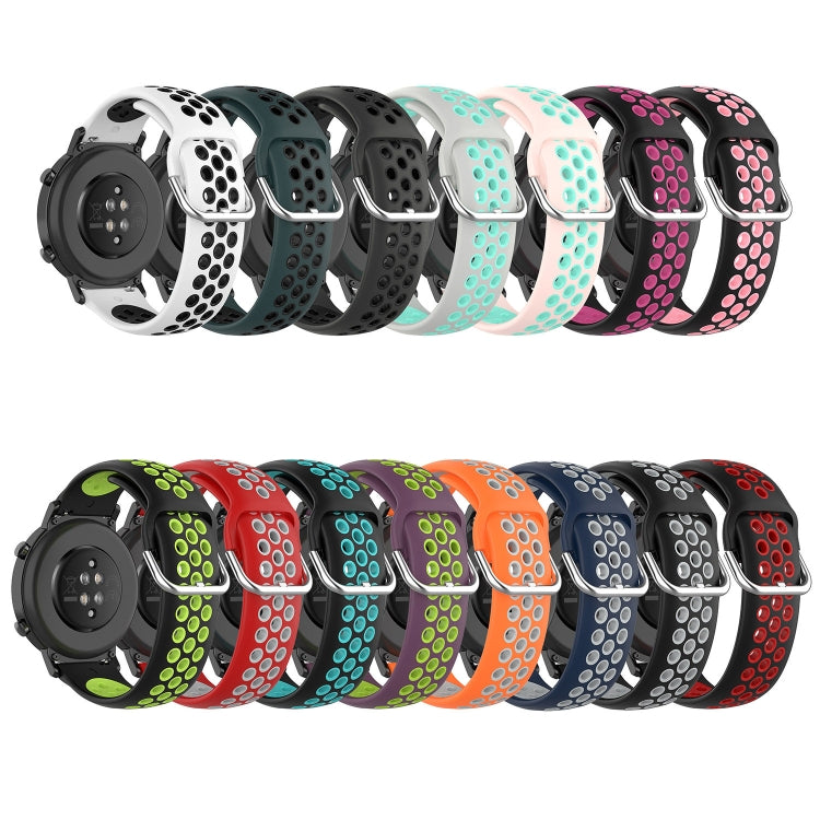 22mm Perforated Breathable Sports Silicone Watch Band, For Xiaomi MI Watch Sport, For Xiaomi Haylou RT2 LS10, For  Xiaomi Haylou RS4 LS12