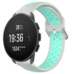 22mm Perforated Breathable Sports Silicone Watch Band, For Suunto 9 Peak Pro, For Suunto 9 Peak, For Suunto 5 Peak