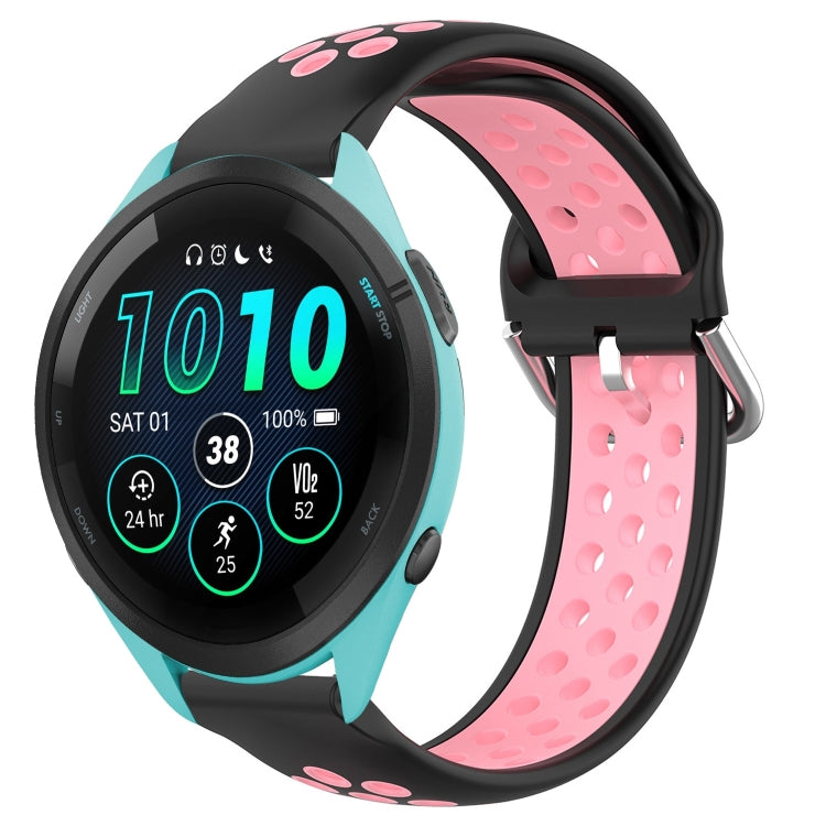 22mm Perforated Breathable Sports Silicone Watch Band, For Garmin Venu 2, For Garmin Vivoactive4, For Garmin Forerunner 265 Music