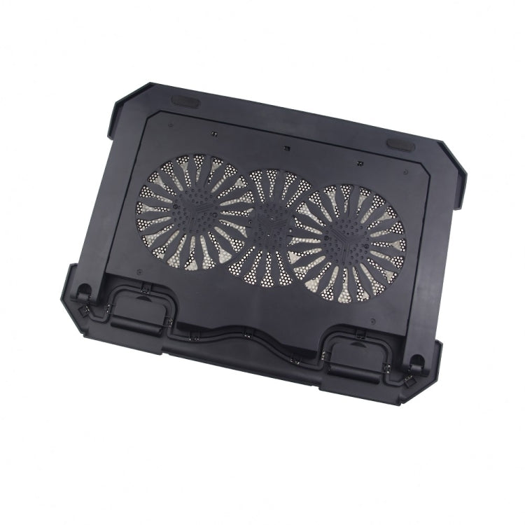 S900 Dual-USB-Anschlüsse Höhenverstellbarer RGB Laptop-Kühlpad-Ständer, S900