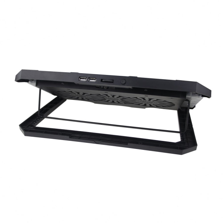 S900 Dual-USB-Anschlüsse Höhenverstellbarer RGB Laptop-Kühlpad-Ständer, S900
