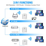 U8 300Mbps Wireless WiFi Repeater Extender Router Wi-Fi Signalverstärker WiFi Booster, US-Stecker, EU-Stecker