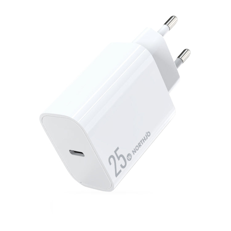 NORTHJO NOPD2501 PD 25W USB-C / Type-C Ein-Port-Schnellladegerät, US-Stecker, EU-Stecker, UK-Stecker, AU-Stecker