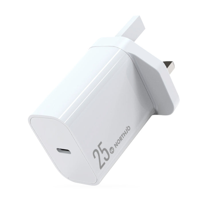 NORTHJO NOPD2501 PD 25W USB-C / Type-C Ein-Port-Schnellladegerät, US-Stecker, EU-Stecker, UK-Stecker, AU-Stecker