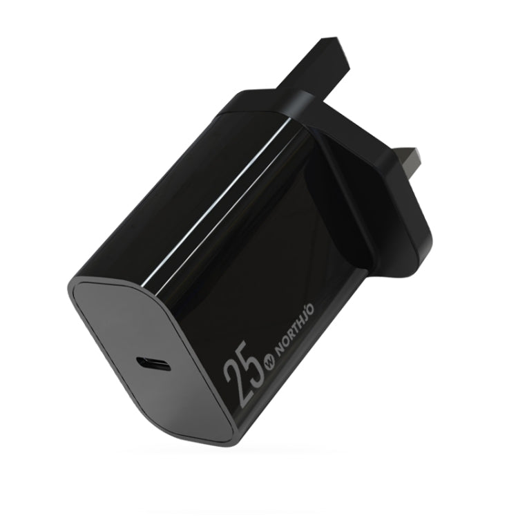 NORTHJO NOPD2501 PD 25W USB-C / Type-C Ein-Port-Schnellladegerät, US-Stecker, EU-Stecker, UK-Stecker, AU-Stecker
