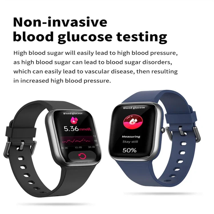 Y9 Pro Smartwatch mit 1,85 Zoll Farbbildschirm, unterstützt Herzfrequenz- und Blutdruckmessung